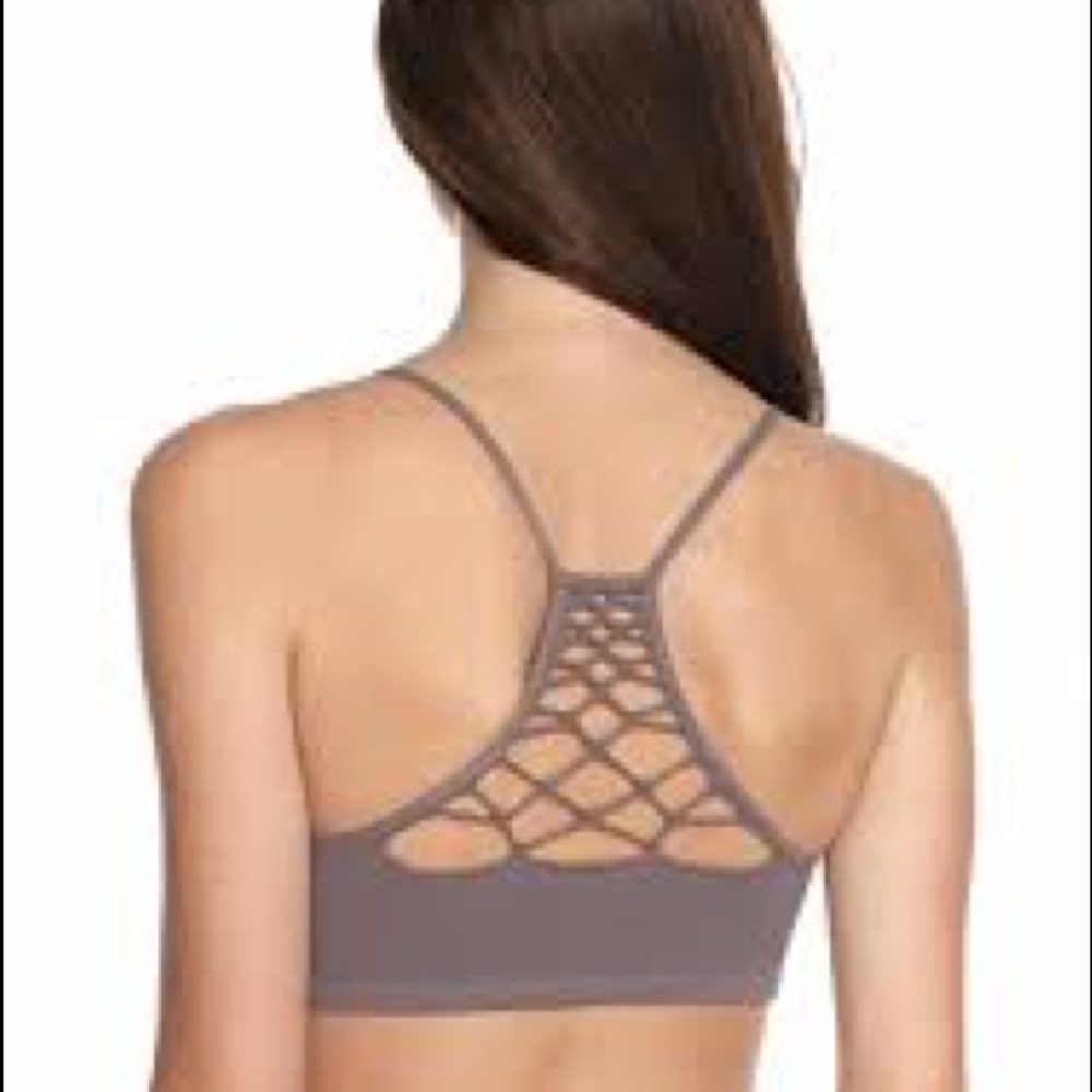 NWT Free People Gray Coachella Bralette Bra